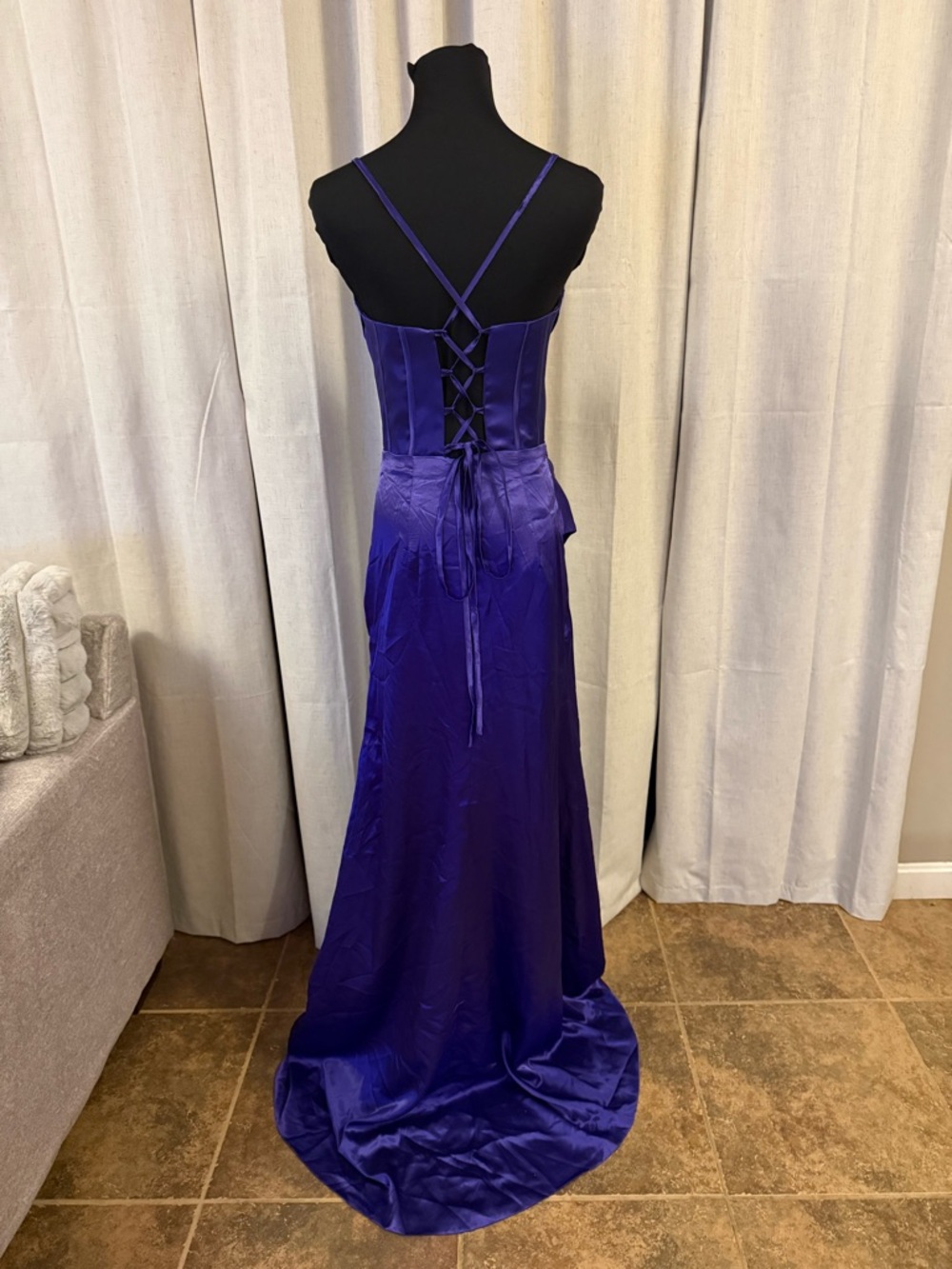 Indigo Prom/Formal Dress Size 2 NWT - Picture 2 of 5